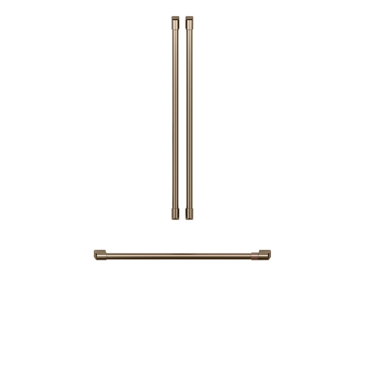 Cafe Caf(eback)™ Refrigeration Handle Kit - Brushed Bronze