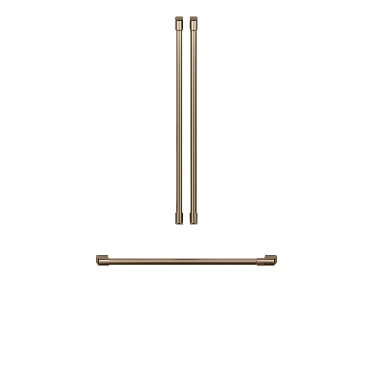 Cafe CXLB3H3PMBZ CAF(EBACK)™ Refrigeration Handle Kit - Brushed Bronze