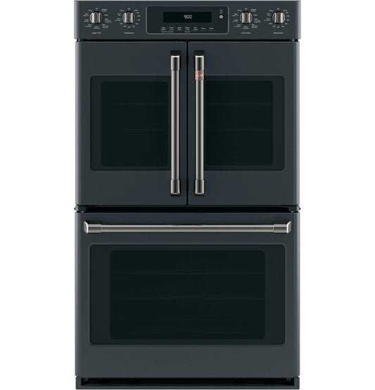 Cafe CXWDFHKPMBT CAF(EBACK)™ 2 French-Door Handles; 1 - 30" Handle; - Brushed Black