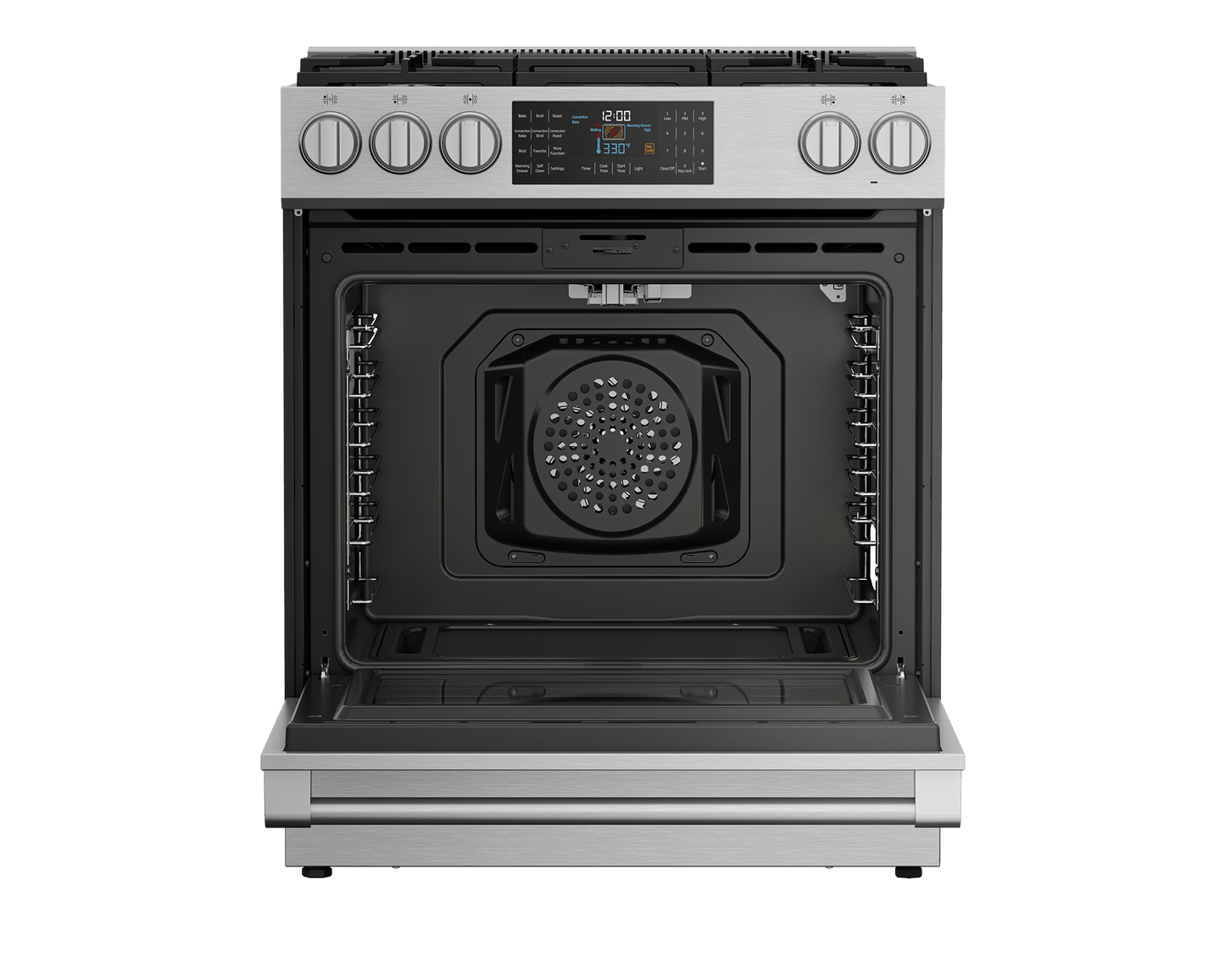 Beko SLGR30532SS 30"" Slide-In Range