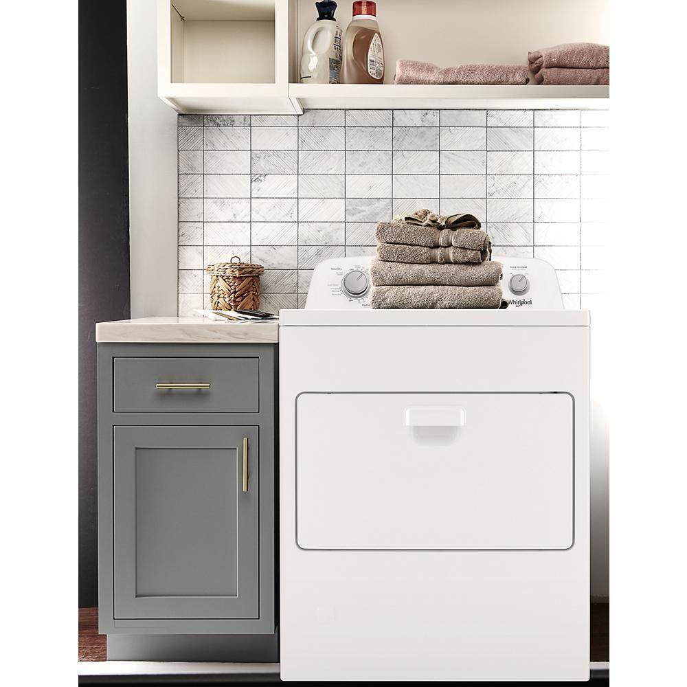 Whirlpool WED4850HW 7.0 cu. ft. Top Load Electric Dryer with AutoDry™ Drying System
