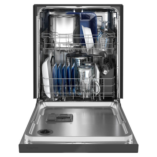 Maytag MDB4949SKB 24 Front Control Dishwasher with Dual Power Filtration and PowerBlast® Cycle - 50 dBA