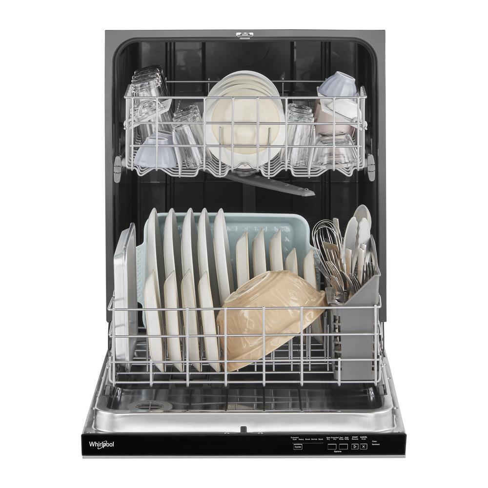 Whirlpool Quiet Dishwasher with Boost Cycle and Pocket Handle