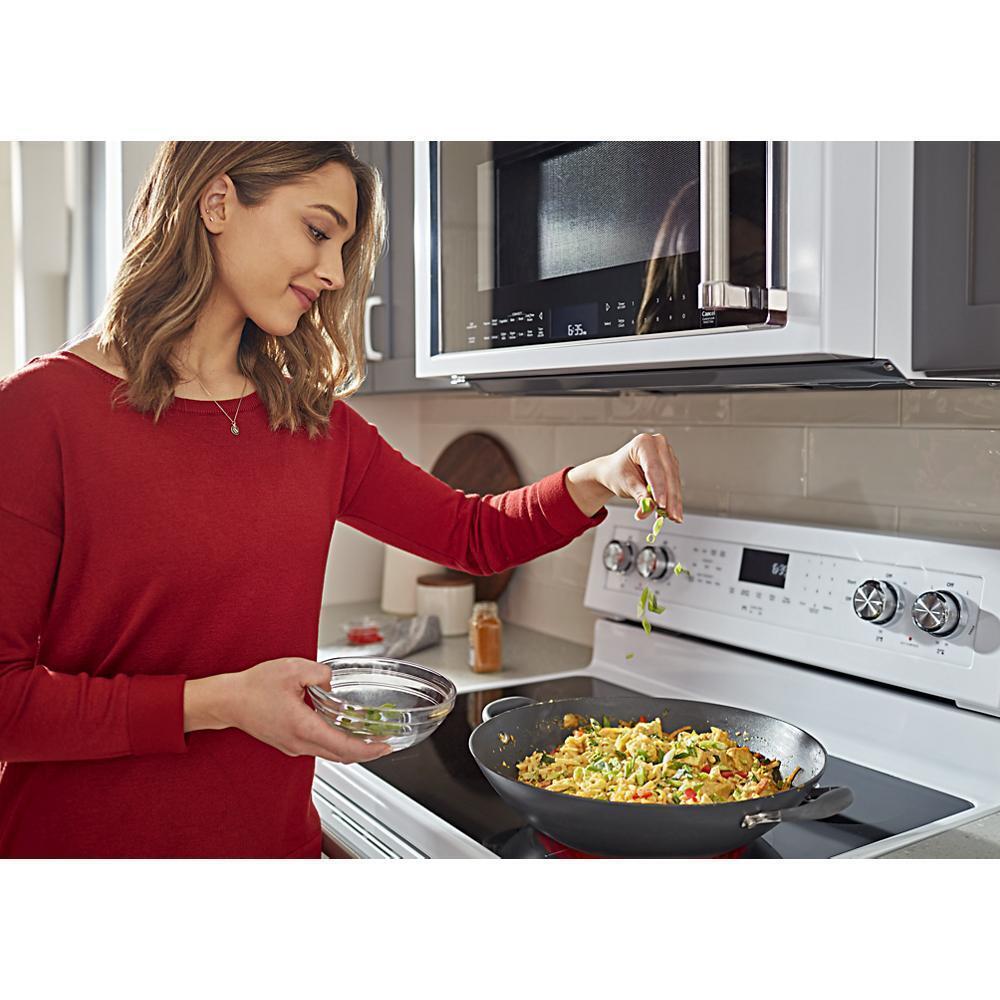 Kitchenaid KFEG500EWH 30-Inch 5-Element Electric Convection Range