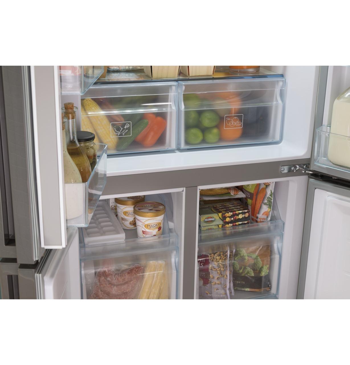 QHE16HYPFS Haier ENERGY STAR® 16.8 Cu. Ft. Quad Door Refrigerator