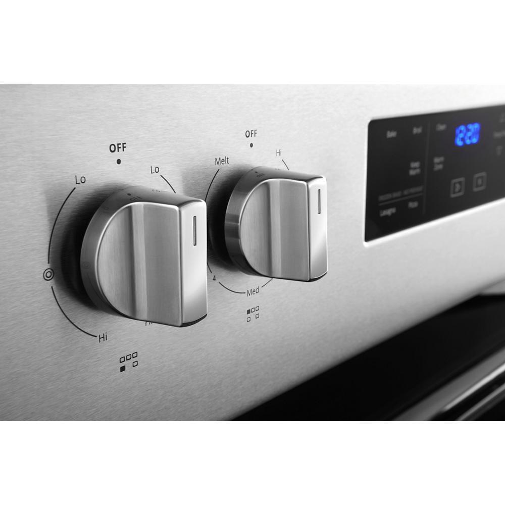 Whirlpool 5.3 cu. ft. Whirlpool® electric range with Frozen Bake™ technology