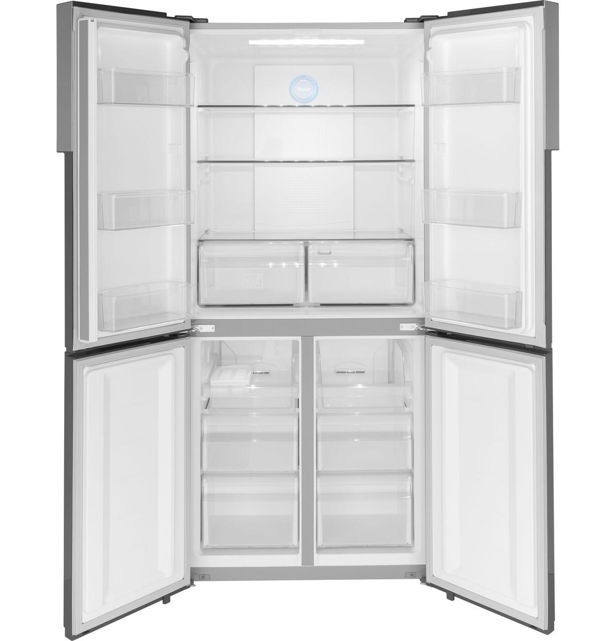 QHE16HYPFS Haier ENERGY STAR® 16.8 Cu. Ft. Quad Door Refrigerator