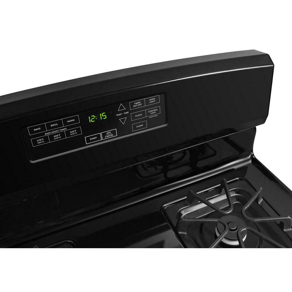 Amana AGR6603SFB 30-inch Gas Range with Self-Clean Option