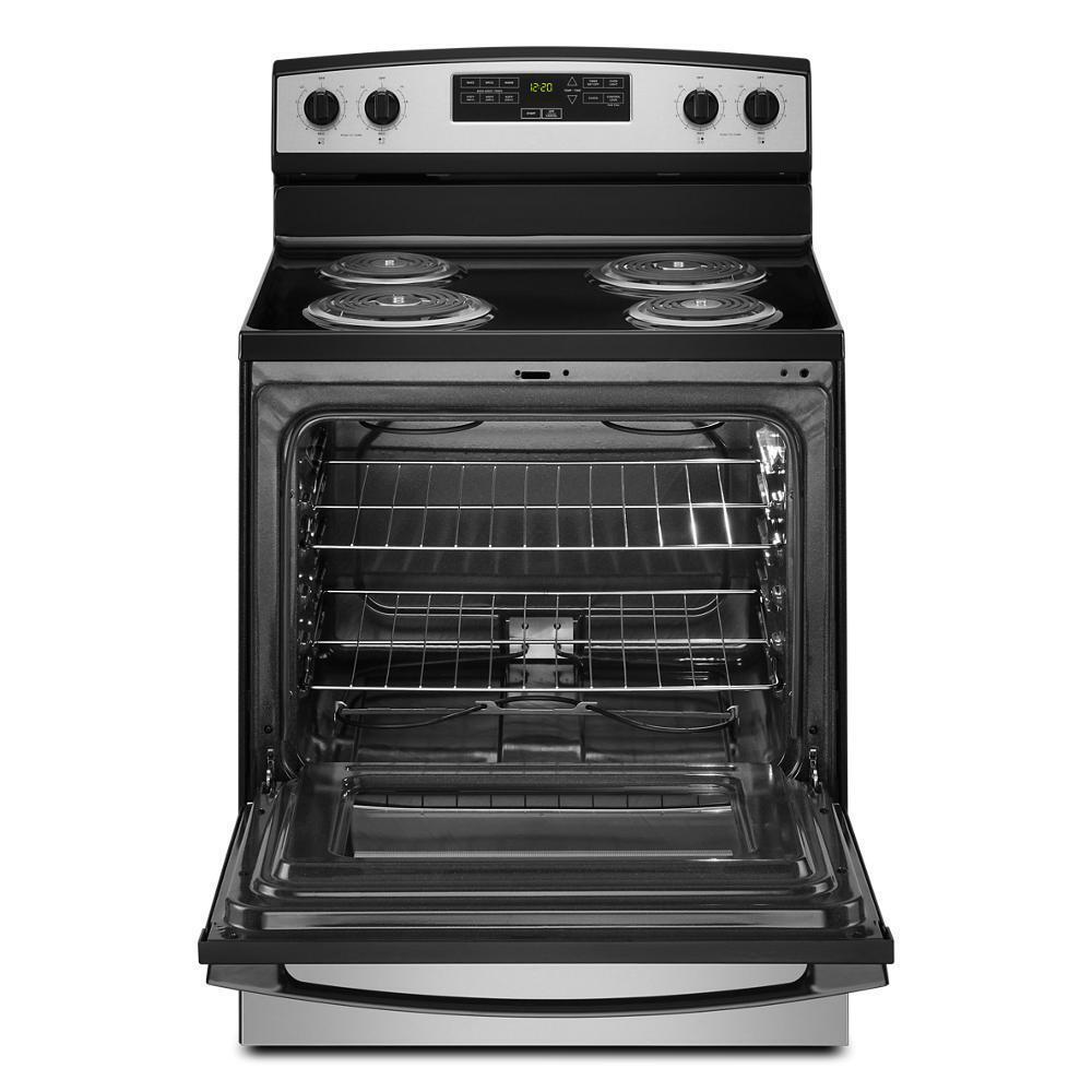 Amana ACR4303MMS 30-inch Amana® Electric Range with Bake Assist Temps