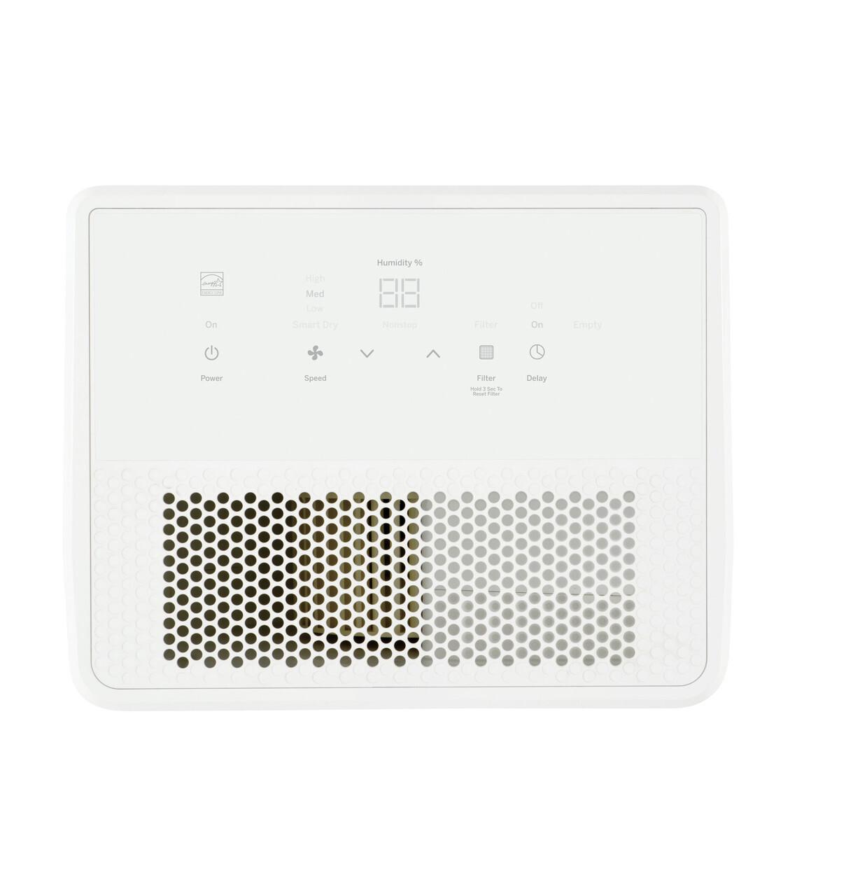 QDHR50LZ Haier ENERGY STAR® 50 Pint Portable Dehumidifier with Smart Dry for Wet Spaces