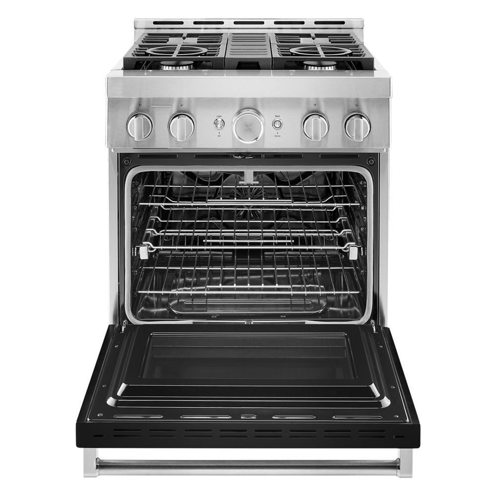 KFGC500JBK KitchenAid® 30'' Smart Commercial-Style Gas Range with 4 Burners