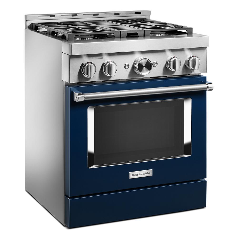 KFGC500JIB KitchenAid® 30'' Smart Commercial-Style Gas Range with 4 Burners
