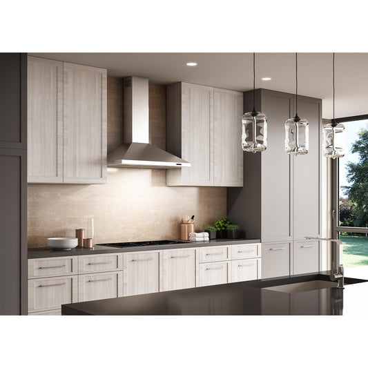 EW4830SS Broan® Elite EW48 Series 30-Inch Pyramidal Chimney Range Hood, 460 Max Blower CFM, Stainless Steel