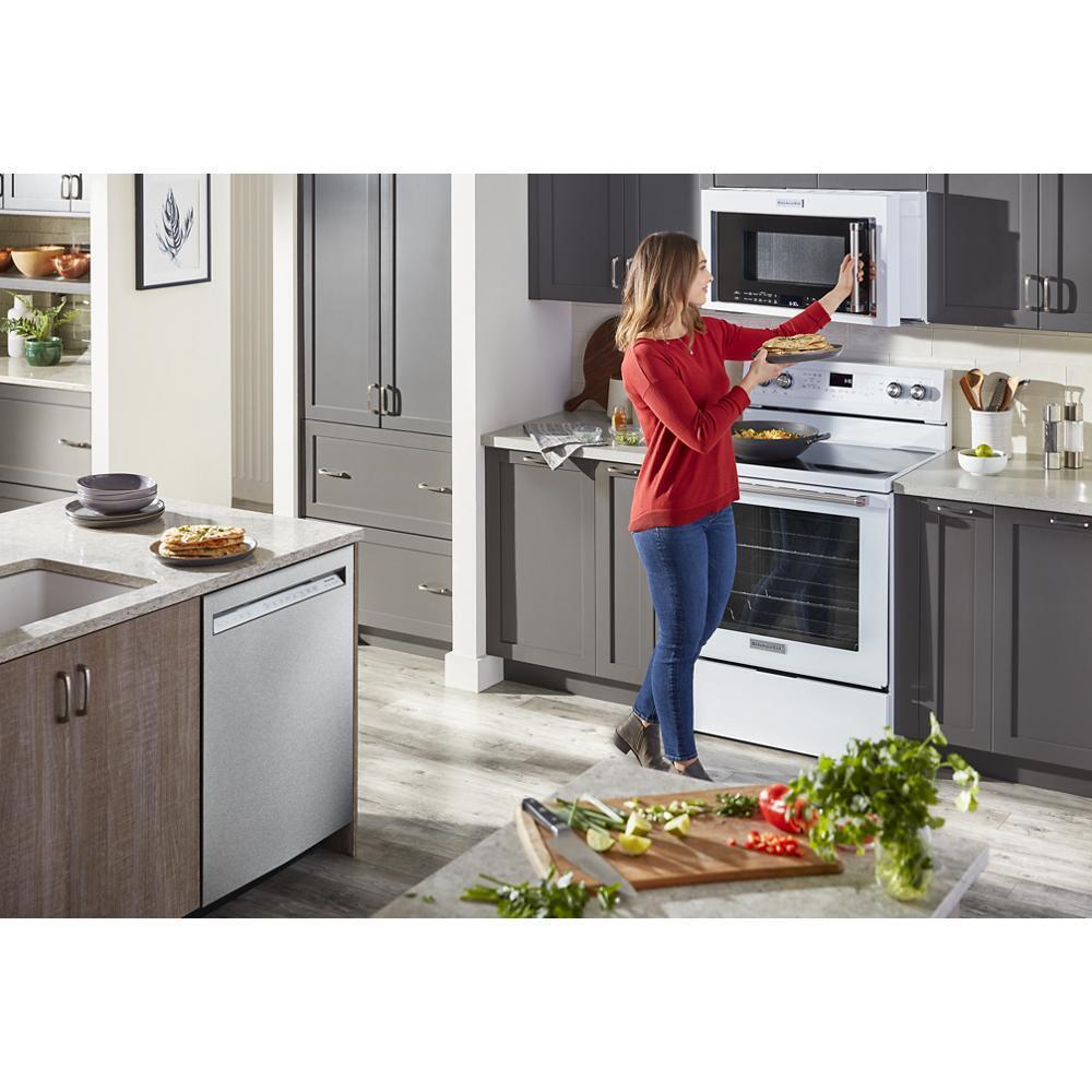 Kitchenaid KFEG500EWH 30-Inch 5-Element Electric Convection Range