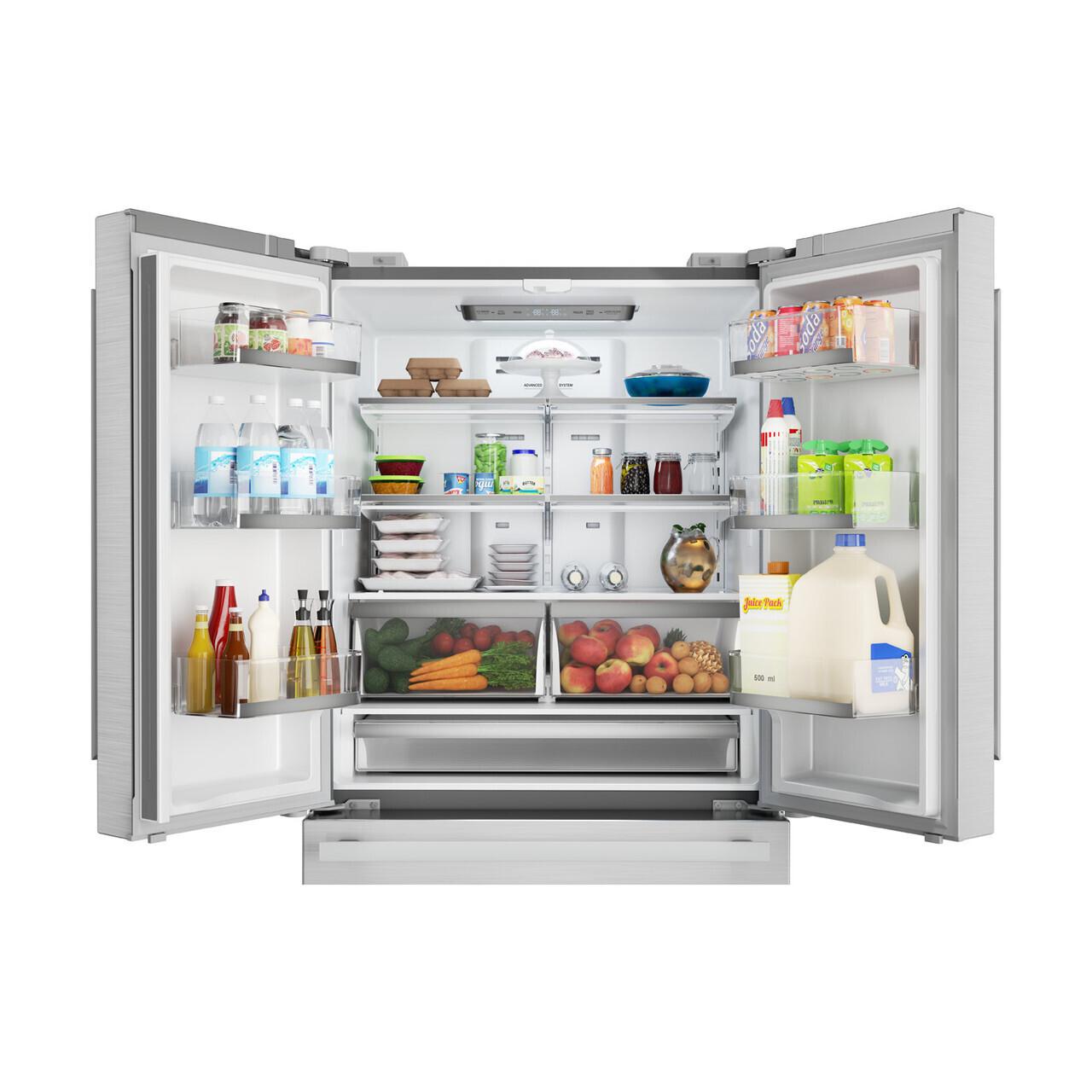 Sharp French 4-Door Counter-Depth Refrigerator