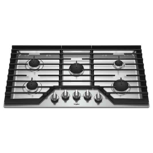 Whirlpool 36-inch Gas Cooktop with Griddle