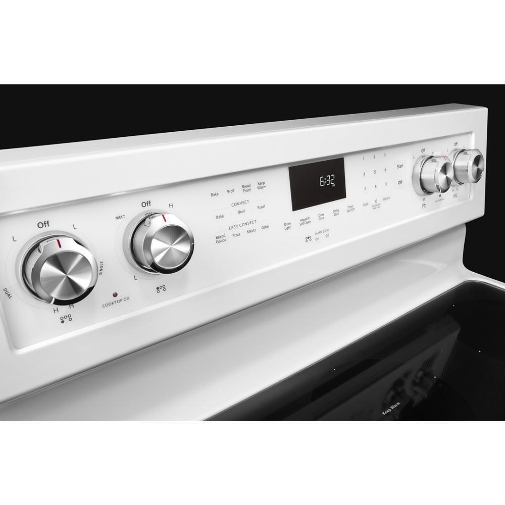 Kitchenaid KFEG500EWH 30-Inch 5-Element Electric Convection Range