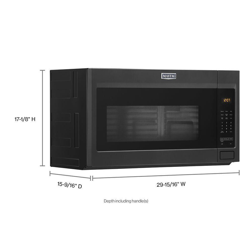 Maytag MMV1175JK Over-the-Range Microwave with stainless steel cavity - 1.9 cu. ft.