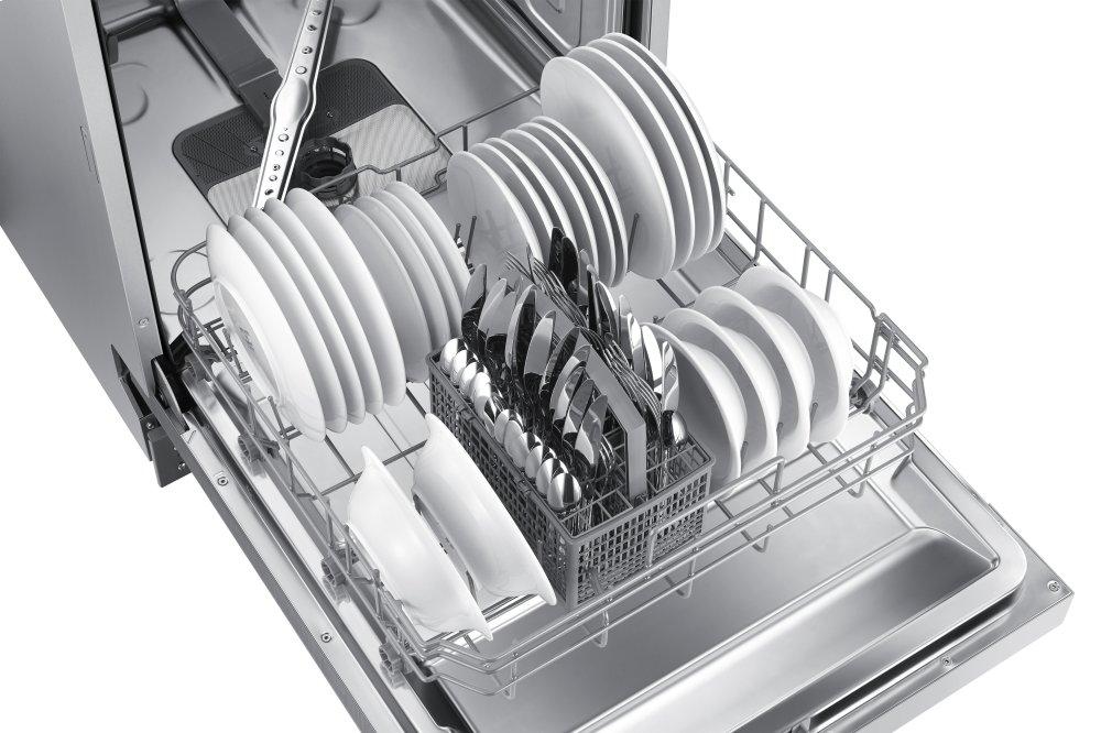 Samsung DW60R2014US Front Control 52 dBA ADA Dishwasher in Stainless Steel