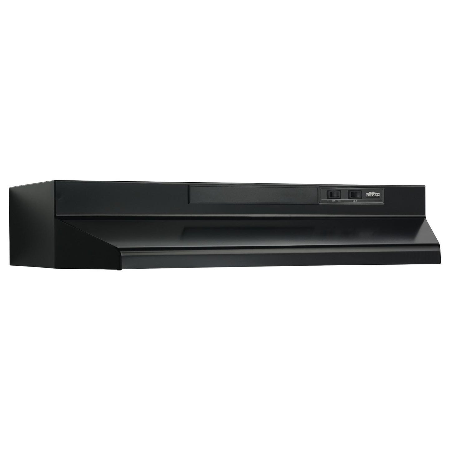 Broan® 42-Inch Convertible Under-Cabinet Range Hood, 230 Max Blower CFM, Black