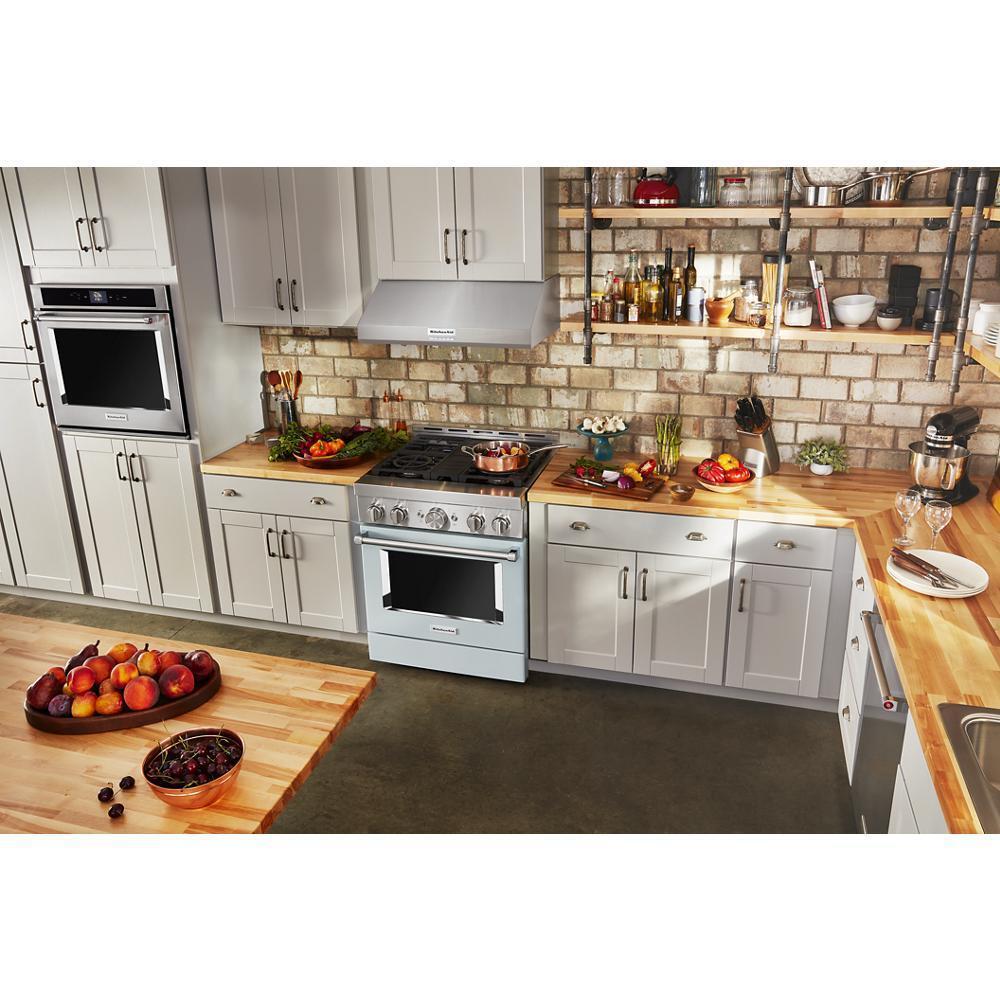 KFGC500JMB KitchenAid® 30'' Smart Commercial-Style Gas Range with 4 Burners