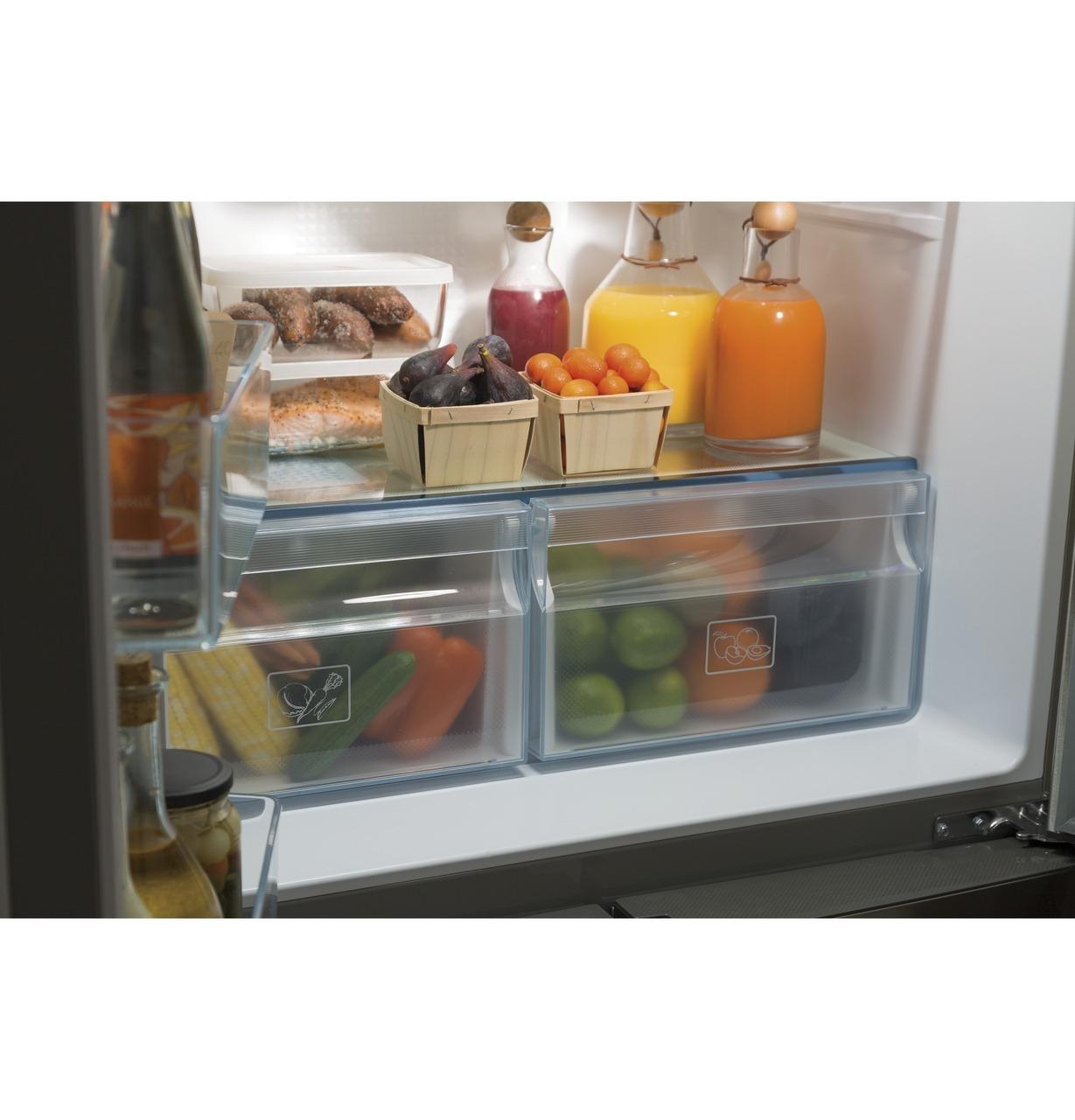 QHE16HYPFS Haier ENERGY STAR® 16.8 Cu. Ft. Quad Door Refrigerator
