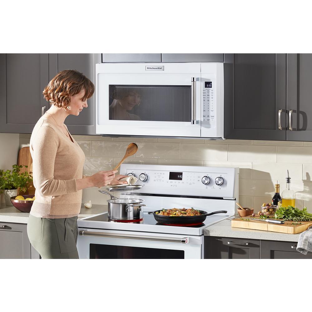 Kitchenaid KFEG500EWH 30-Inch 5-Element Electric Convection Range