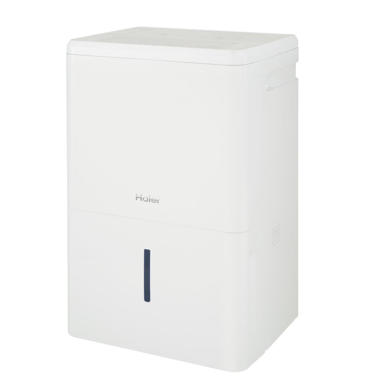 QDHR50LZ Haier ENERGY STAR® 50 Pint Portable Dehumidifier with Smart Dry for Wet Spaces