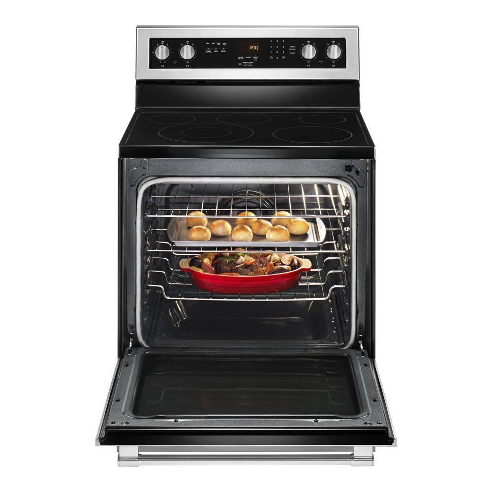 Maytag 30-Inch Wide Electric Range With True Convection And Power Preheat - 6.4 Cu. Ft.