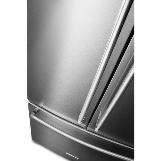 Kitchenaid 20 cu. ft. 36-Inch Width Counter-Depth French Door Refrigerator with Interior Dispense