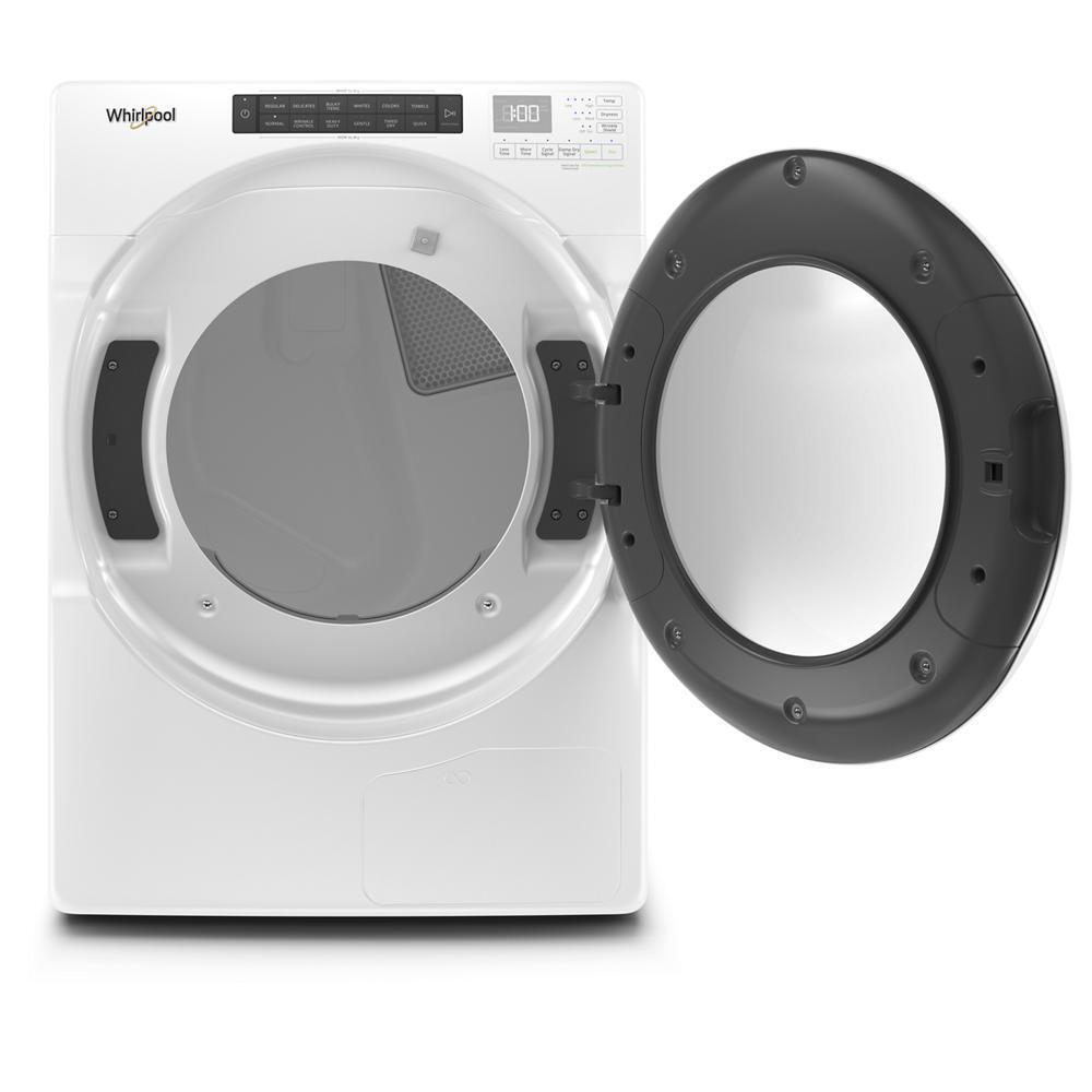 Whirlpool WHD560CHW 7.4 cu.ft Front Load Heat Pump Dryer with Intiutitive Touch Controls, Advanced Moisture Sensing