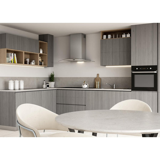 EW4630SS BroanĀ® Elite EW46 Series 30-Inch Convertible Curved Glass Chimney Range Hood, 460 Max Blower CFM, Stainless Steel