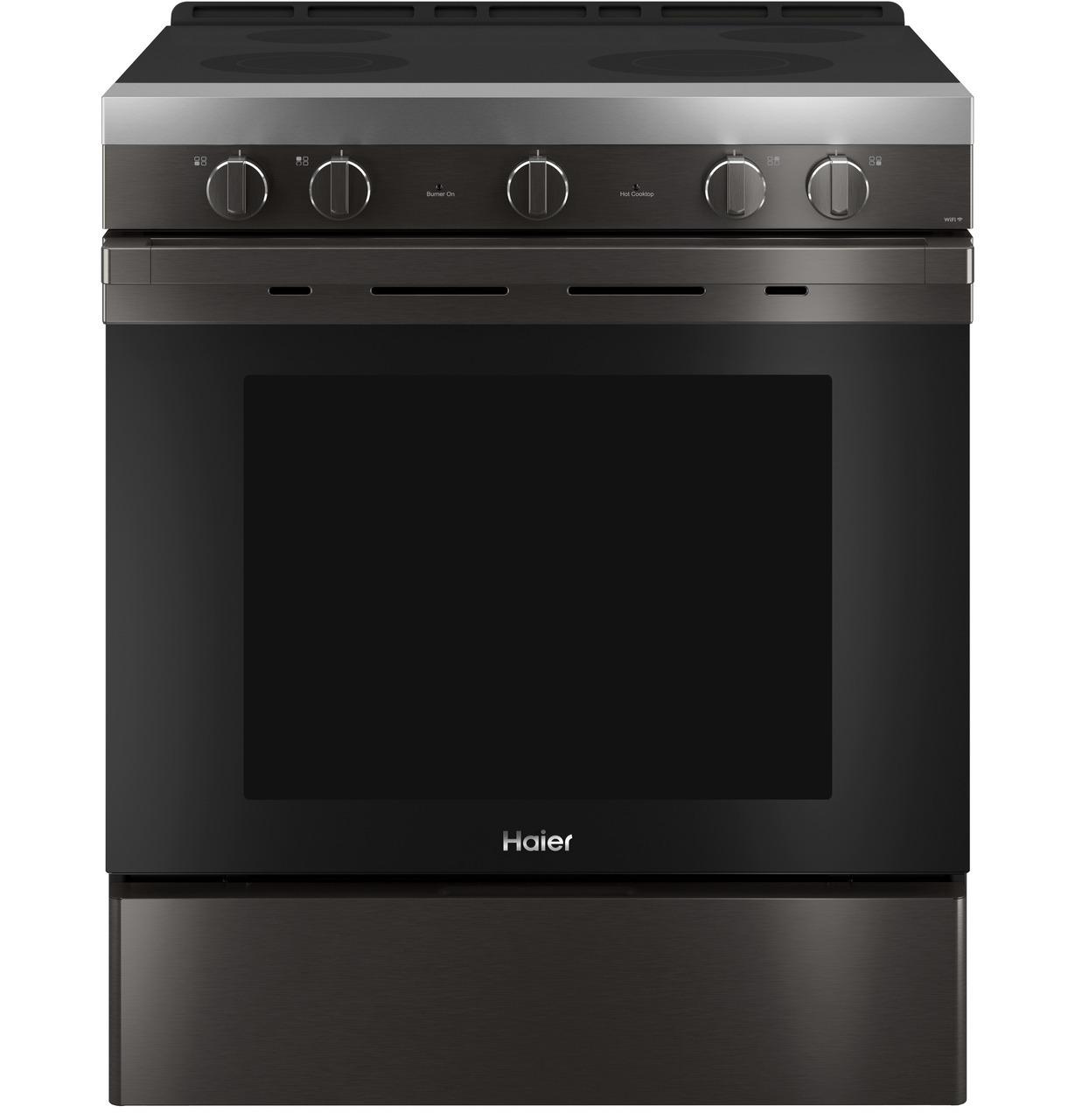 Haier 30" Smart Slide-In Electric Range with Convection