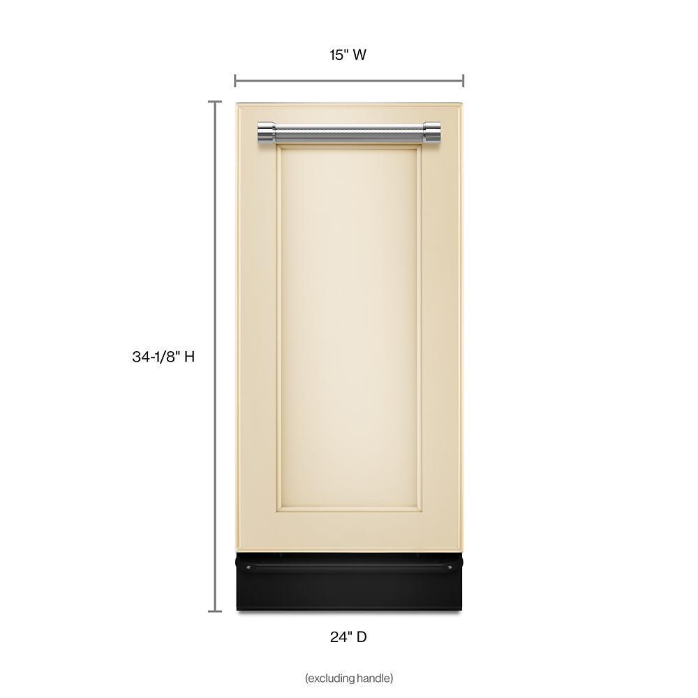 Kitchenaid KTTS505EPA 1.4 Cu. Ft. Panel-Ready Built-In Trash Compactor