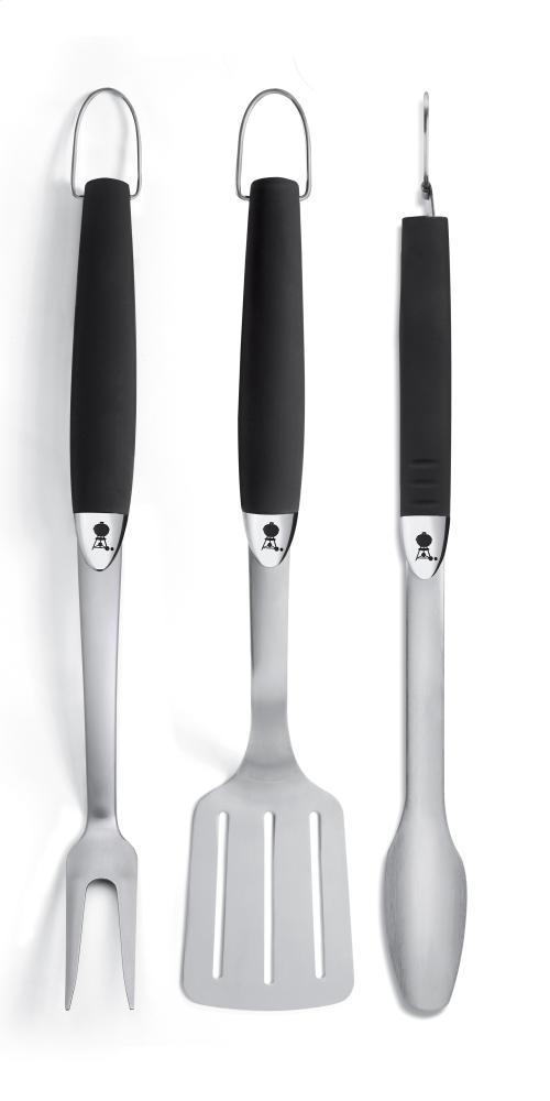 WEBER ORIGINAL - Stainless Steel Three-Piece Barbecue Tool Set