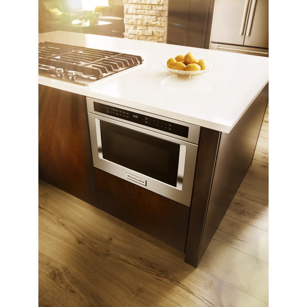 Kitchenaid KMBD104GSS 24" Under-Counter Microwave Oven Drawer