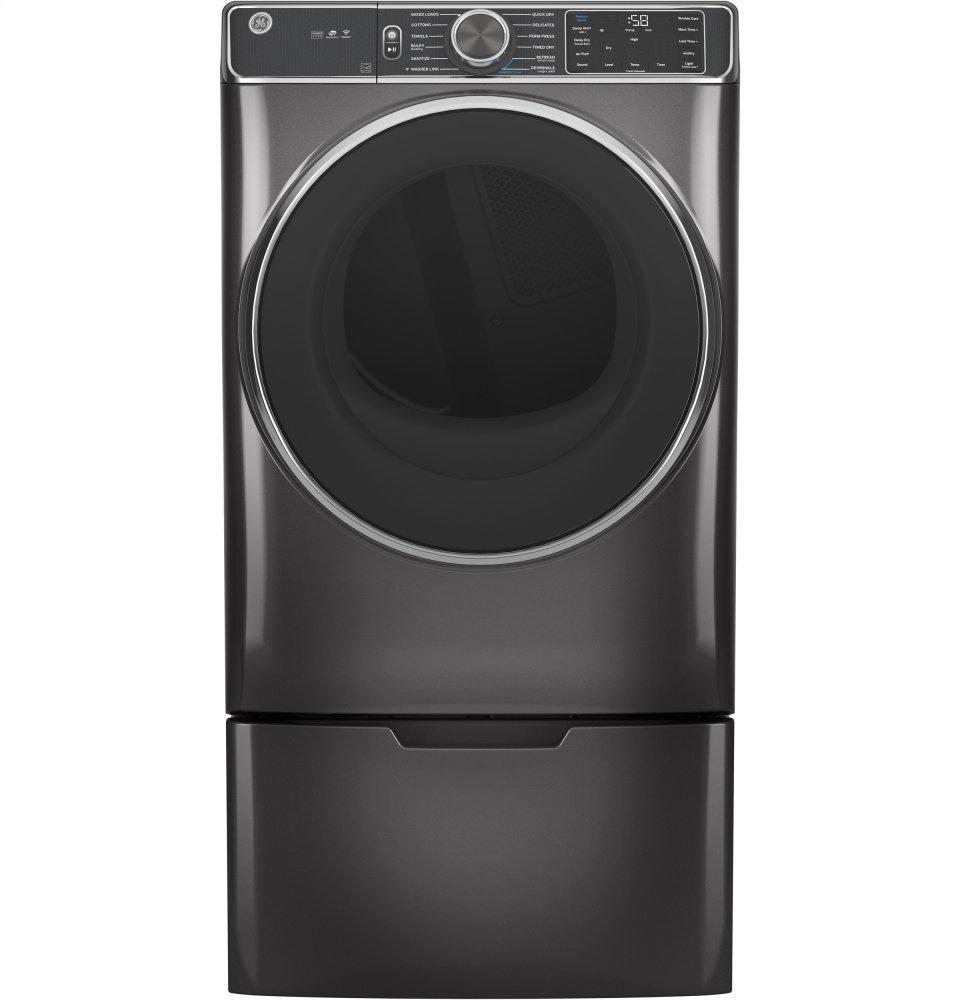 GE® 7.8 cu. ft. Capacity Smart Front Load Electric Dryer with Steam and Sanitize Cycle