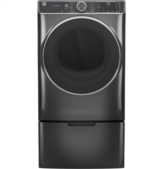 GE® 7.8 cu. ft. Capacity Smart Front Load Electric Dryer with Steam and Sanitize Cycle