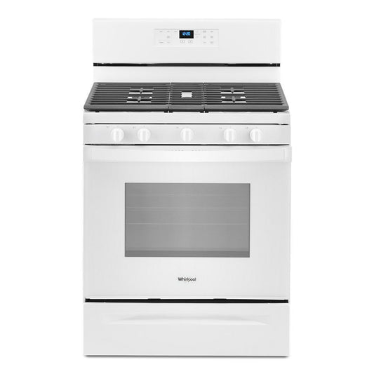 Whirlpool WFG525S0JW 5.0 cu. ft. Gas Range with Center Oval Burner