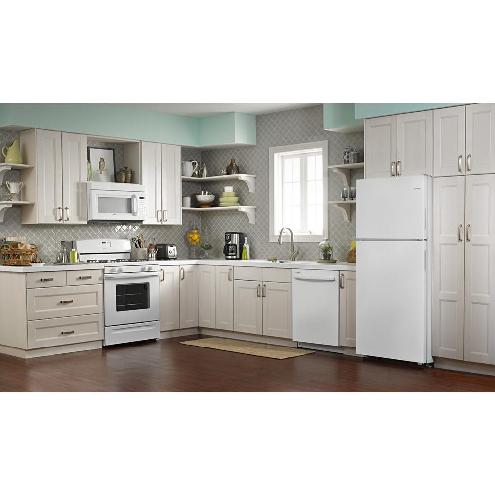 Amana ART318FFDW 30-inch Amana® Top-Freezer Refrigerator with Glass Shelves