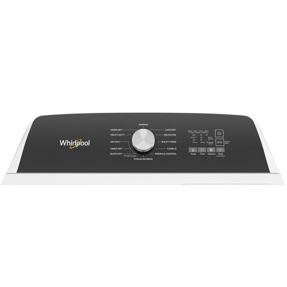 Whirlpool WGD5050LW 7.0 Cu. Ft. Top Load Gas Moisture Sensing Dryer with Steam