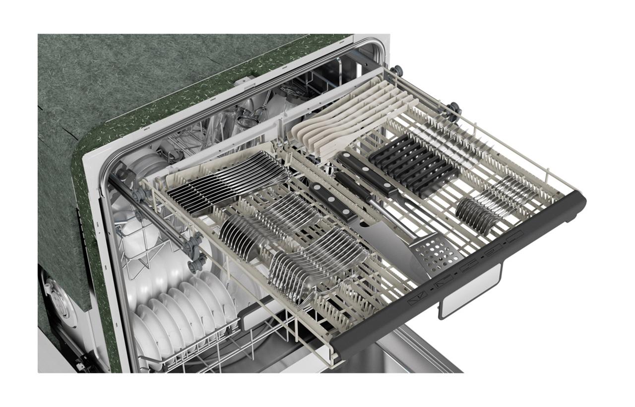 Sharp SDW6757ES 24 in. Slide-In Stainless Steel 45 dB Dishwasher