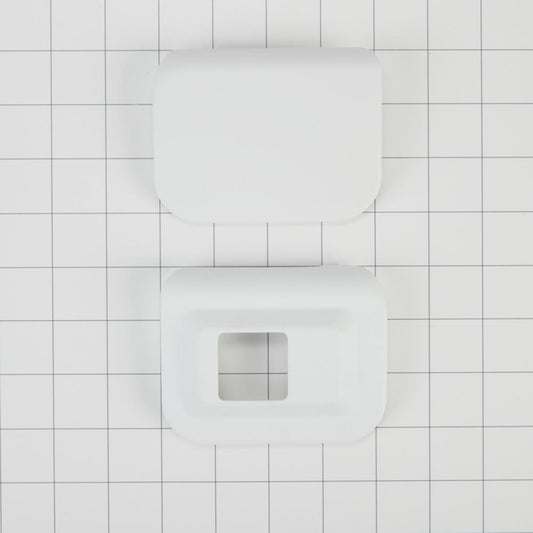 Whirlpool W10895133 Dryer Door Reversal Kit, white-colored, for Advantage Maytag models with magnets