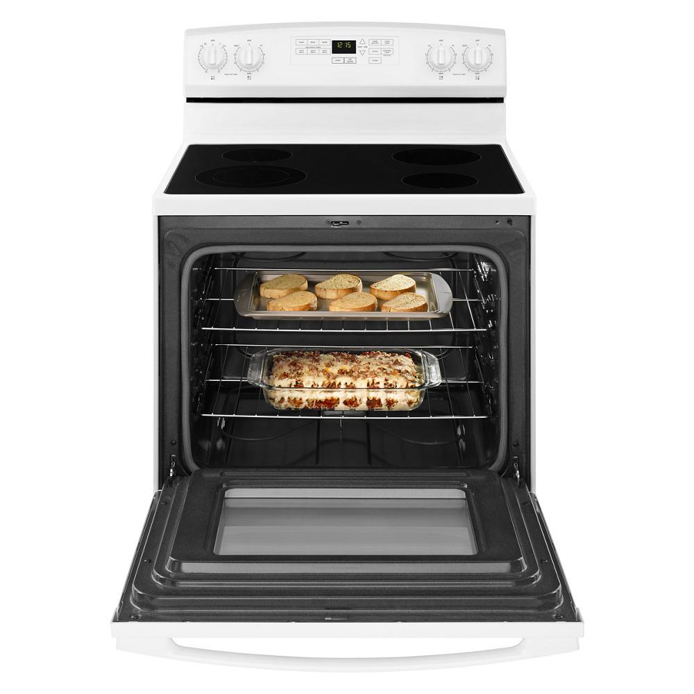 Amana AER6603SFW 30-inch Amana® Electric Range with Extra-Large Oven Window