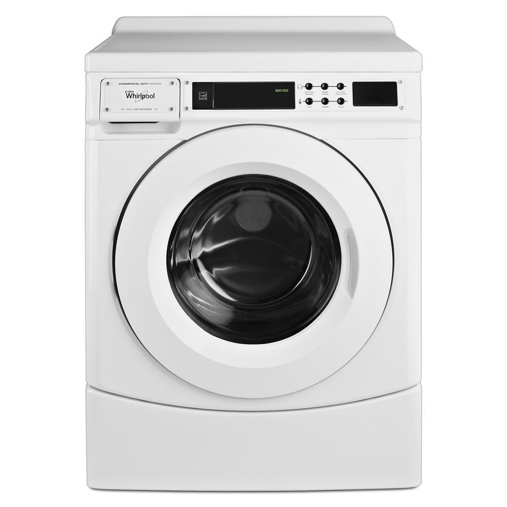 Whirlpool CHW9160GW 27" Commercial High-Efficiency Energy Star-Qualified Front-Load Washer, Non-Vend