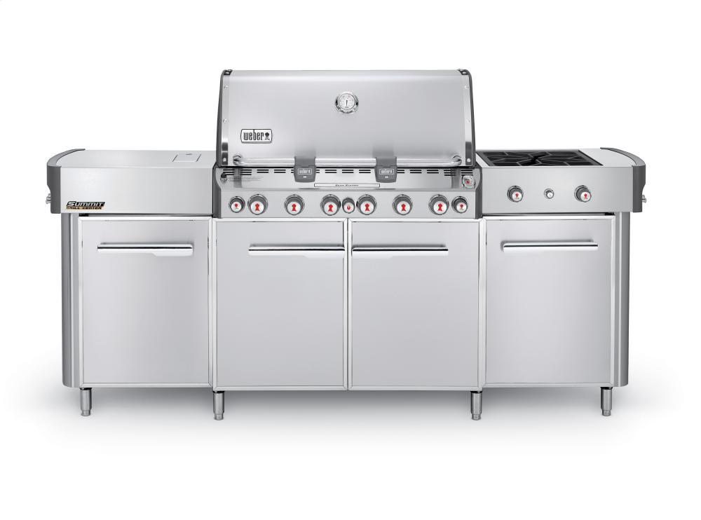 SUMMIT® GRILL CENTER LP GAS - STAINLESS STEEL