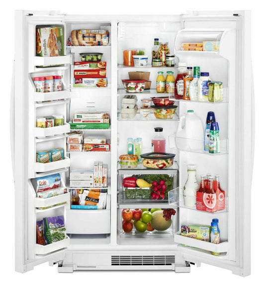 Whirlpool WRS315SNHW 36-inch Wide Side-by-Side Refrigerator - 25 cu. ft.