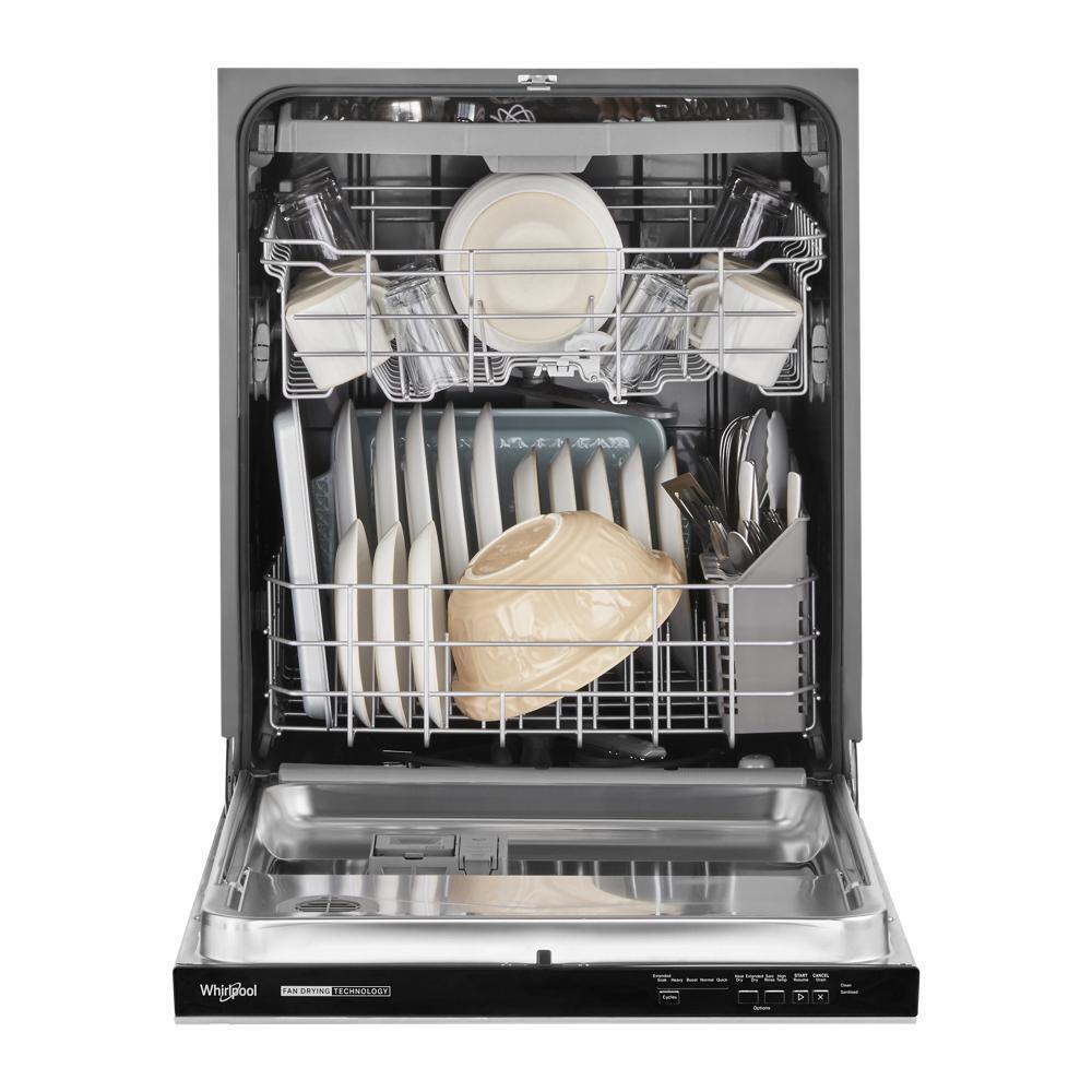 Whirlpool WDP730HAMZ Quiet Dishwasher with 3rd Rack and Pocket Handle