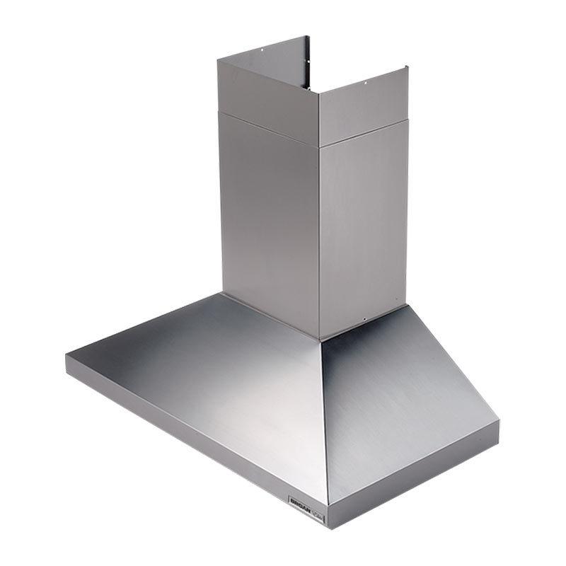 Broan 614804 DISCONTINUED-Broan® 48-Inch Convertible Wall-Mount Chimney Range Hood w/ Heat Sentry™, 900 CFM, Stainless Steel