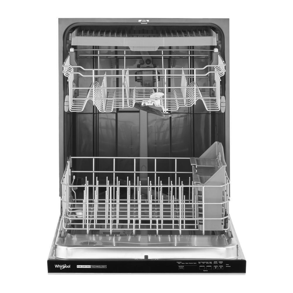 Whirlpool Quiet Dishwasher with 3rd Rack and Pocket Handle